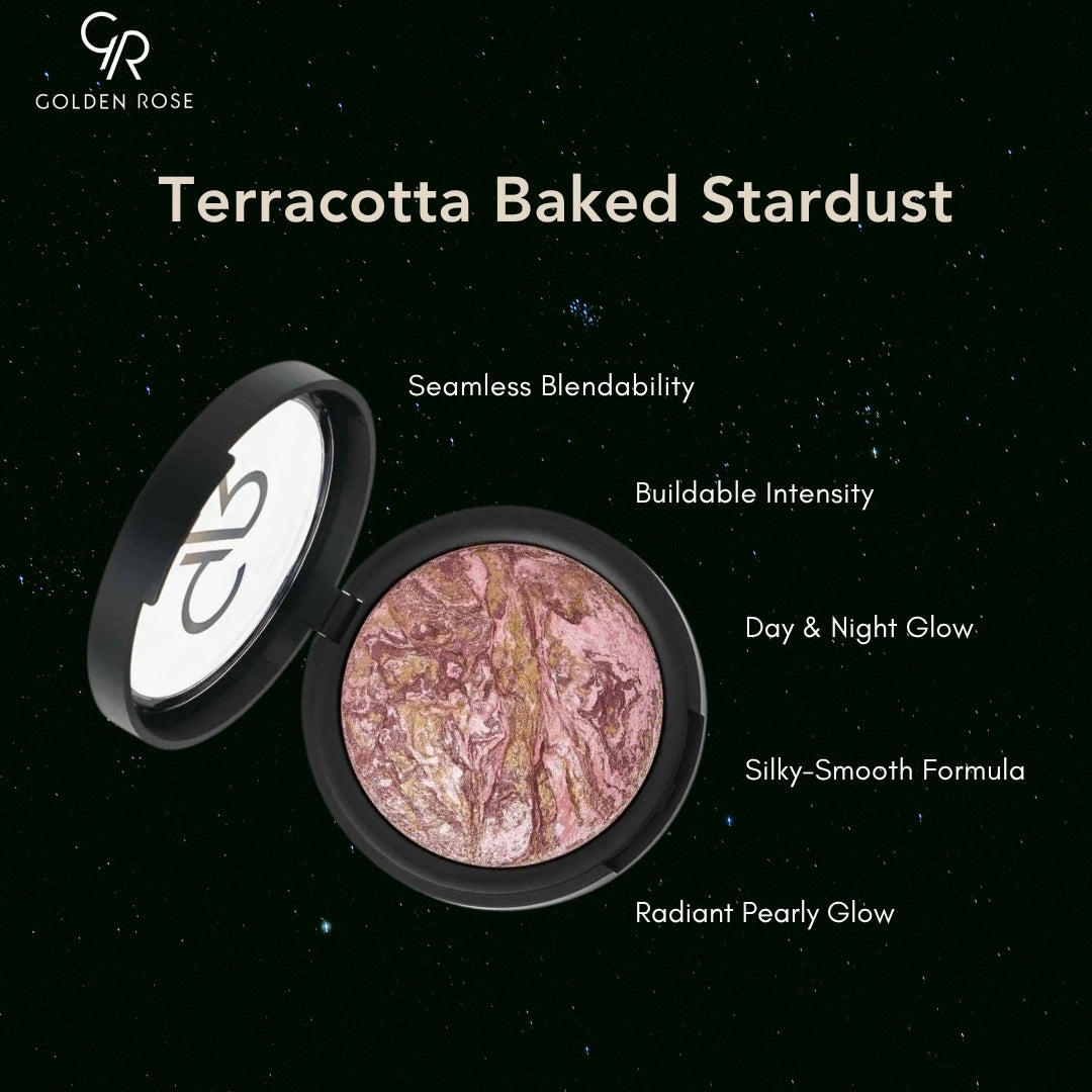 Golden Rose Blush Terracotta Stardust baked shimmer 6 shades Pakistan buy online
