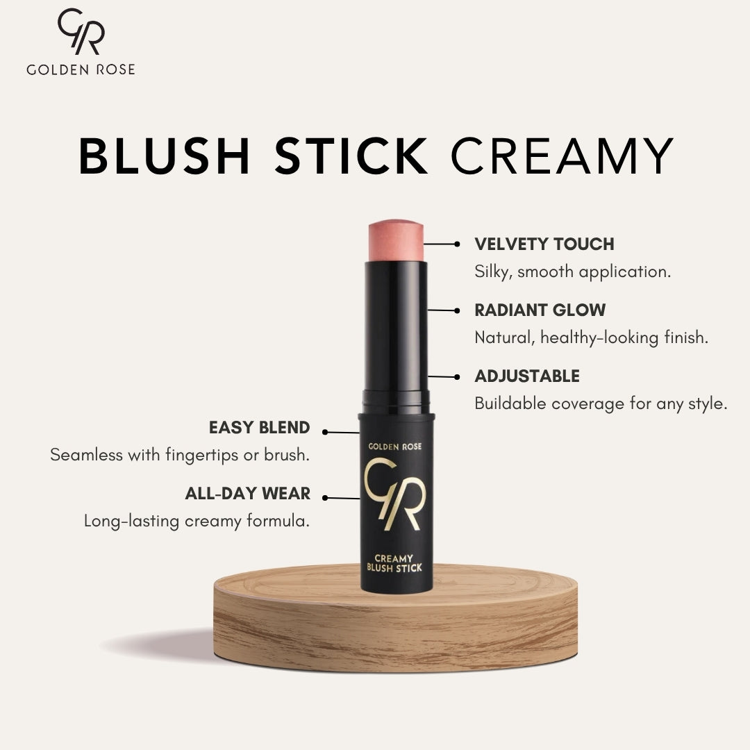 Golden Rose Blush Stick Creamy silky velvety 8 shades Pakistan buy online