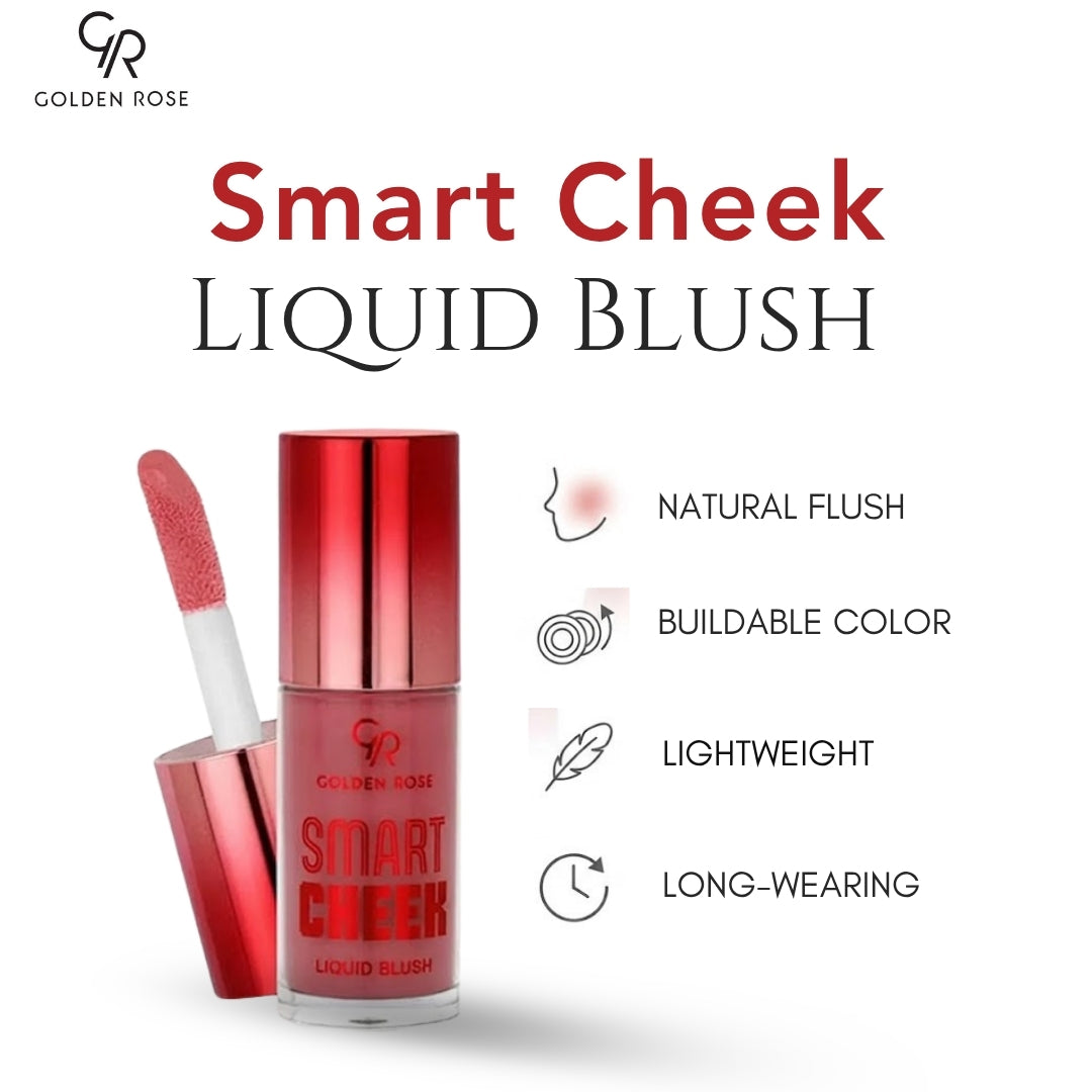 Golden Rose Blush Liquid Smart Cheek 6 shades natural flush Pakistan