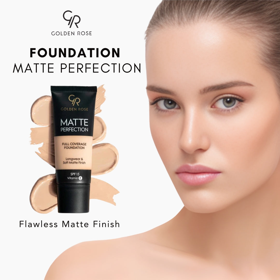 Golden Rose Matte Perfection foundation bottle Pakistan COD