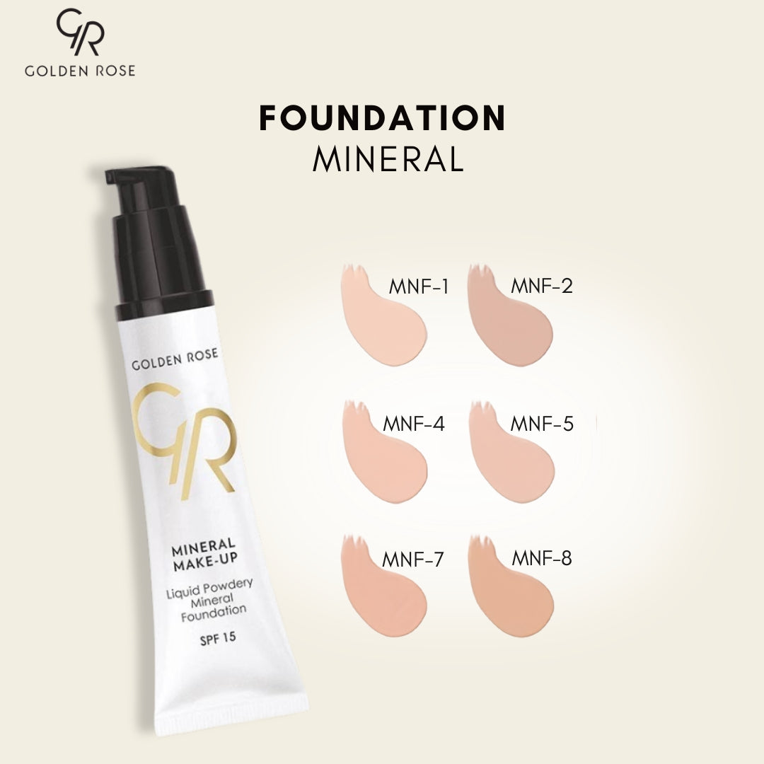 Golden Rose Foundation Mineral Pakistan original affordable