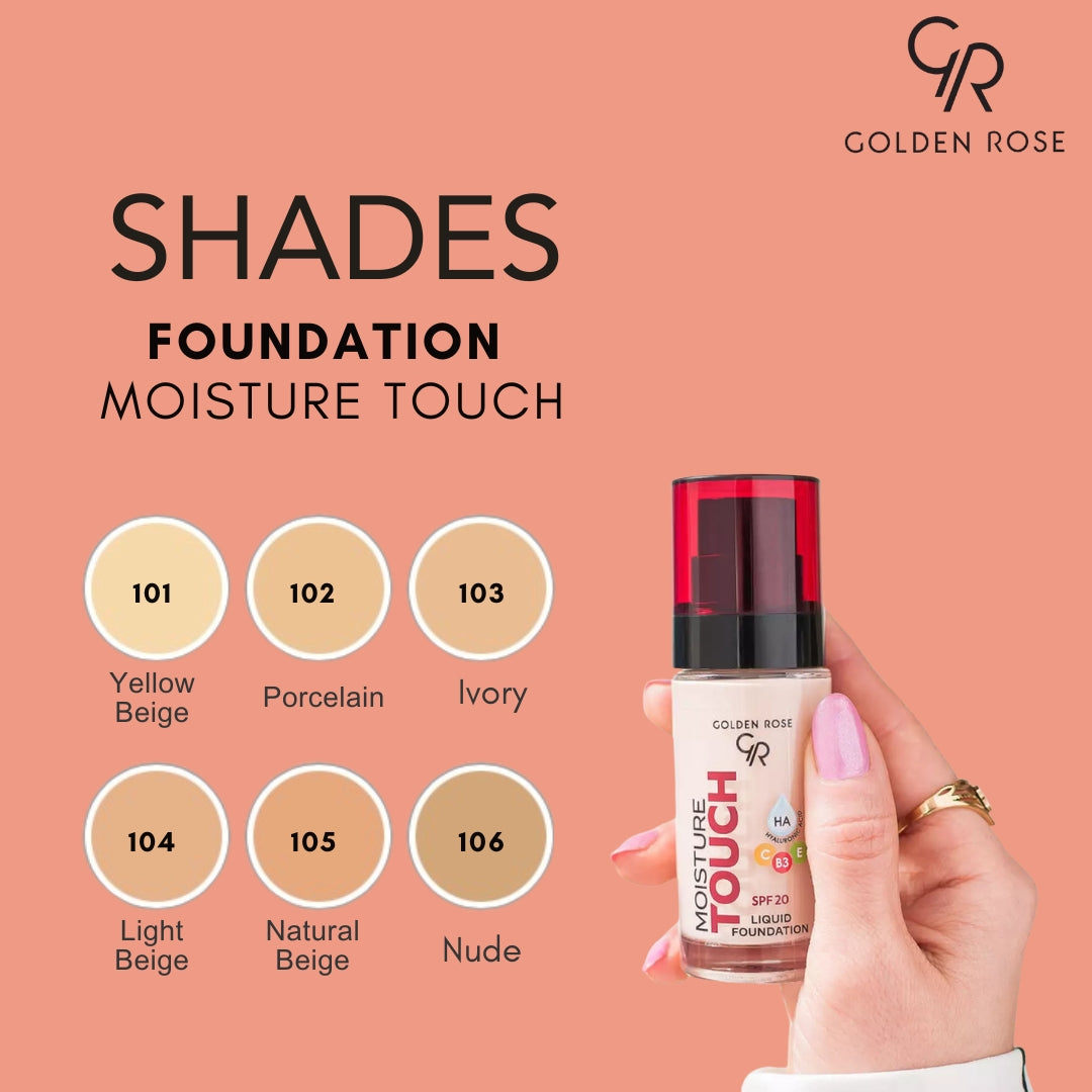 Golden Rose moisturising foundation coverage Pakistan buy online