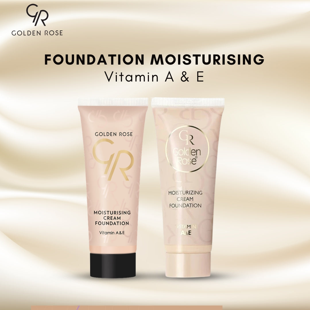 Golden Rose Moisturising Foundation cream natural silky 3 shades Pakistan