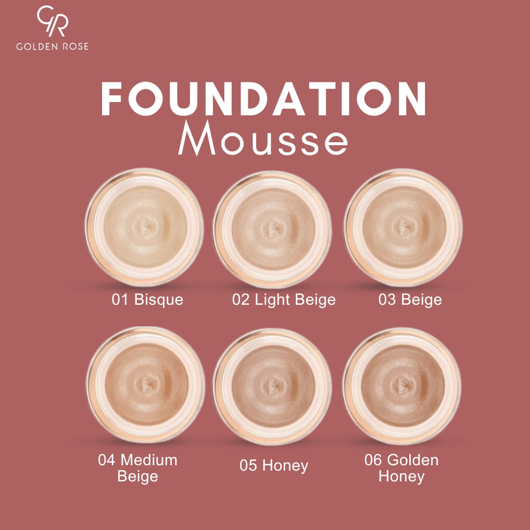 Golden Rose mousse foundation powder finish Pakistan COD buy online