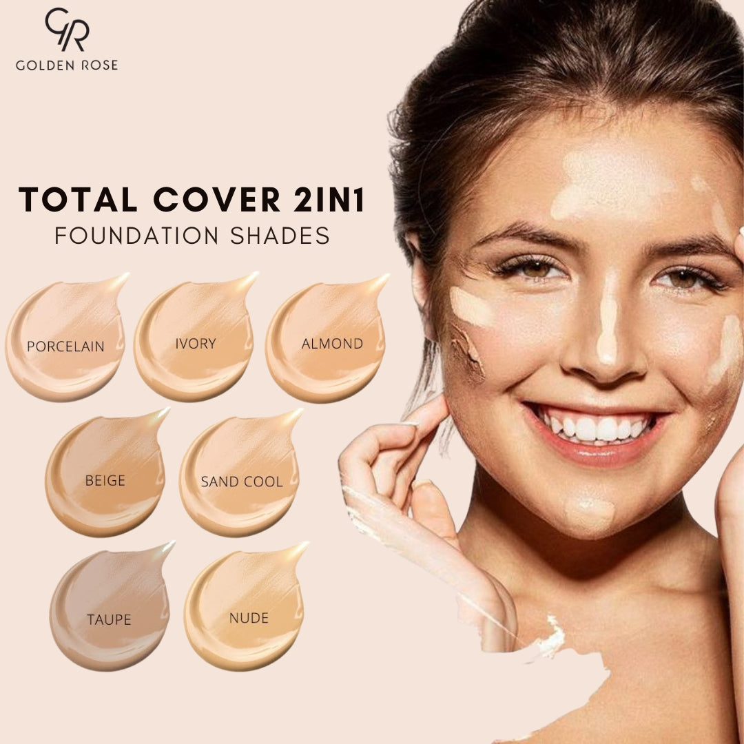 Golden Rose Total Cover foundation full coverage Pakistan COD buy online