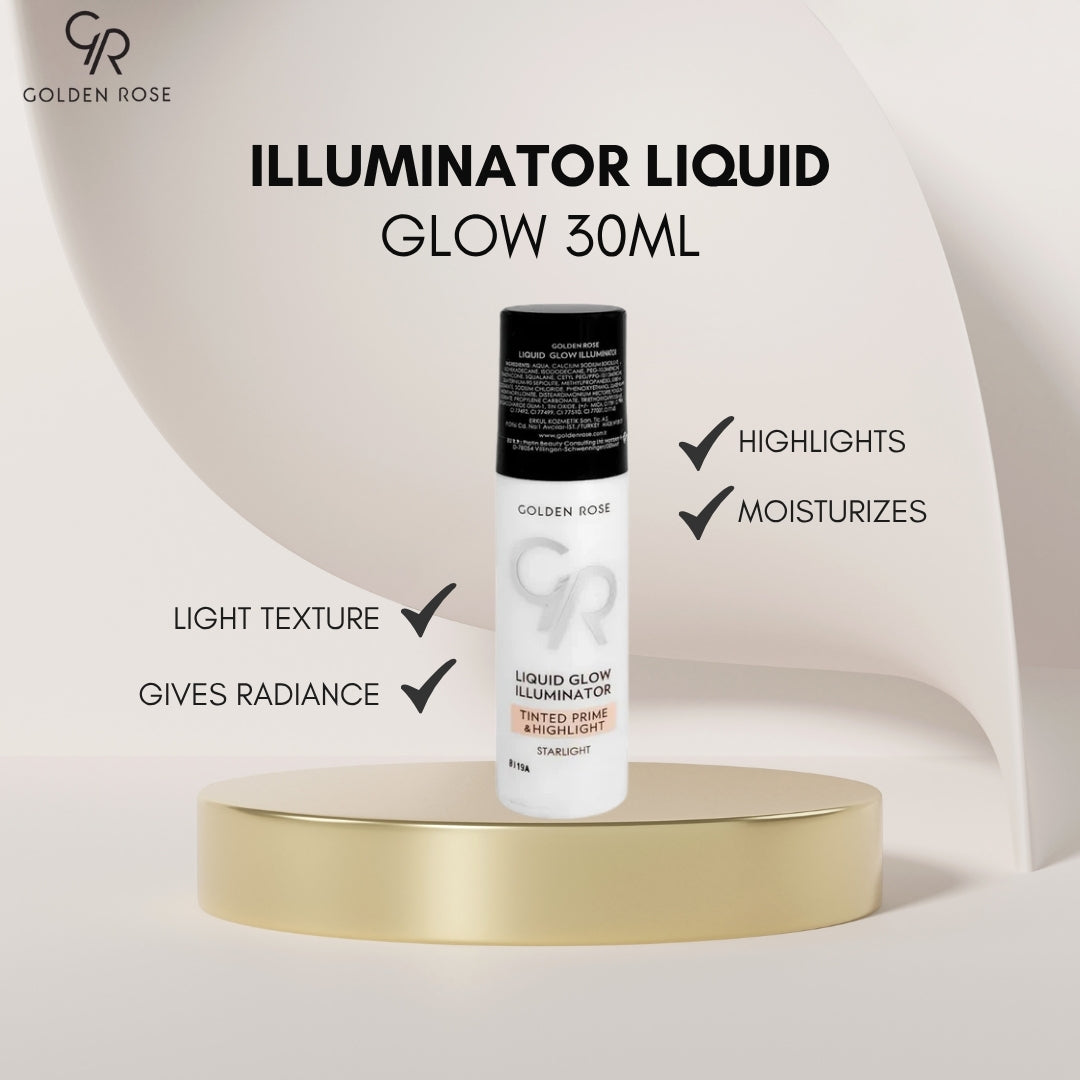 Golden Rose liquid glow highlighter bottle 30ml Pakistan COD