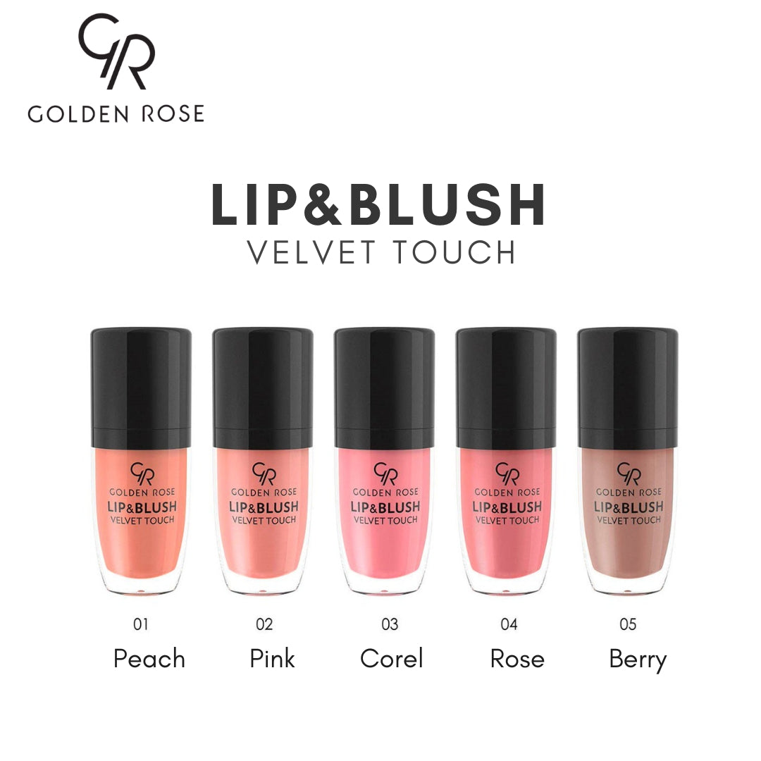 Golden Rose Lip Blush Velvet Touch 5 shades Pakistan COD