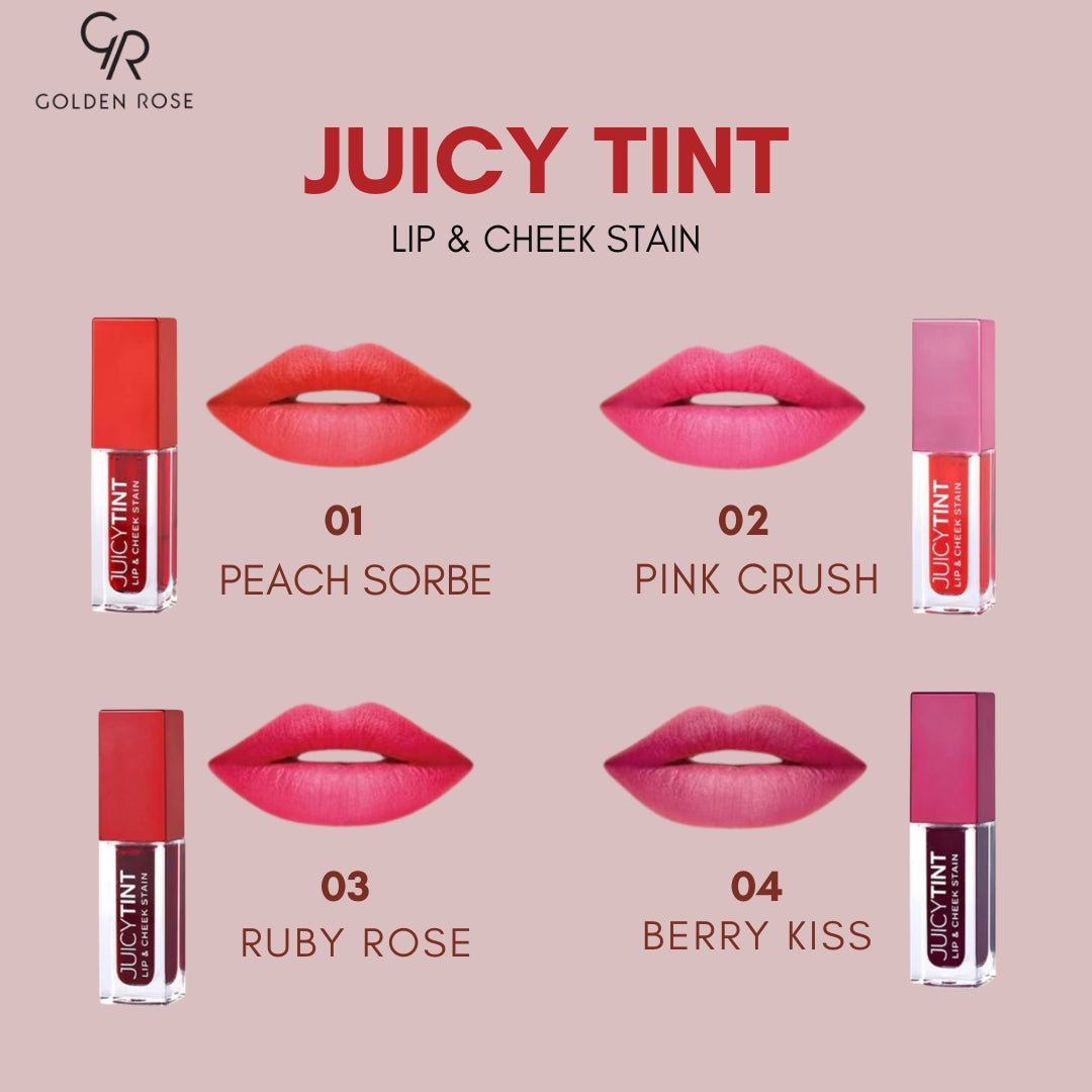 Golden Rose Juicy Tint lip and cheek color Pakistan COD