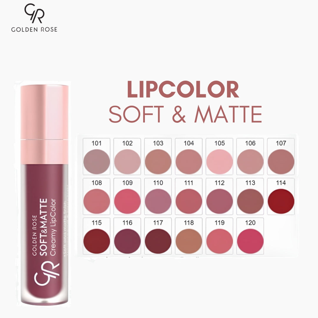 Golden Rose soft matte lip color formula Pakistan COD