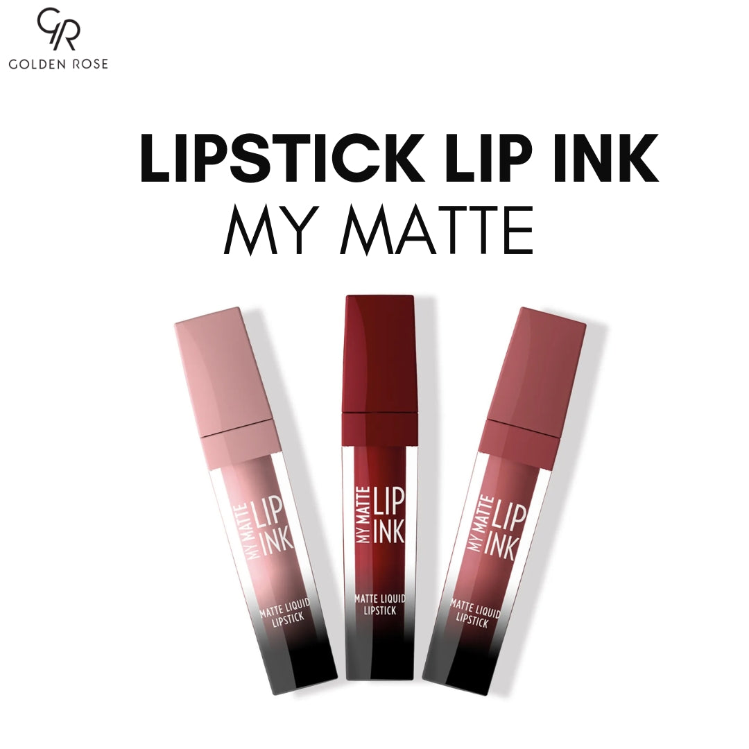 Golden Rose Lip Ink My Matte liquid lipstick vegan ultra matte Pakistan