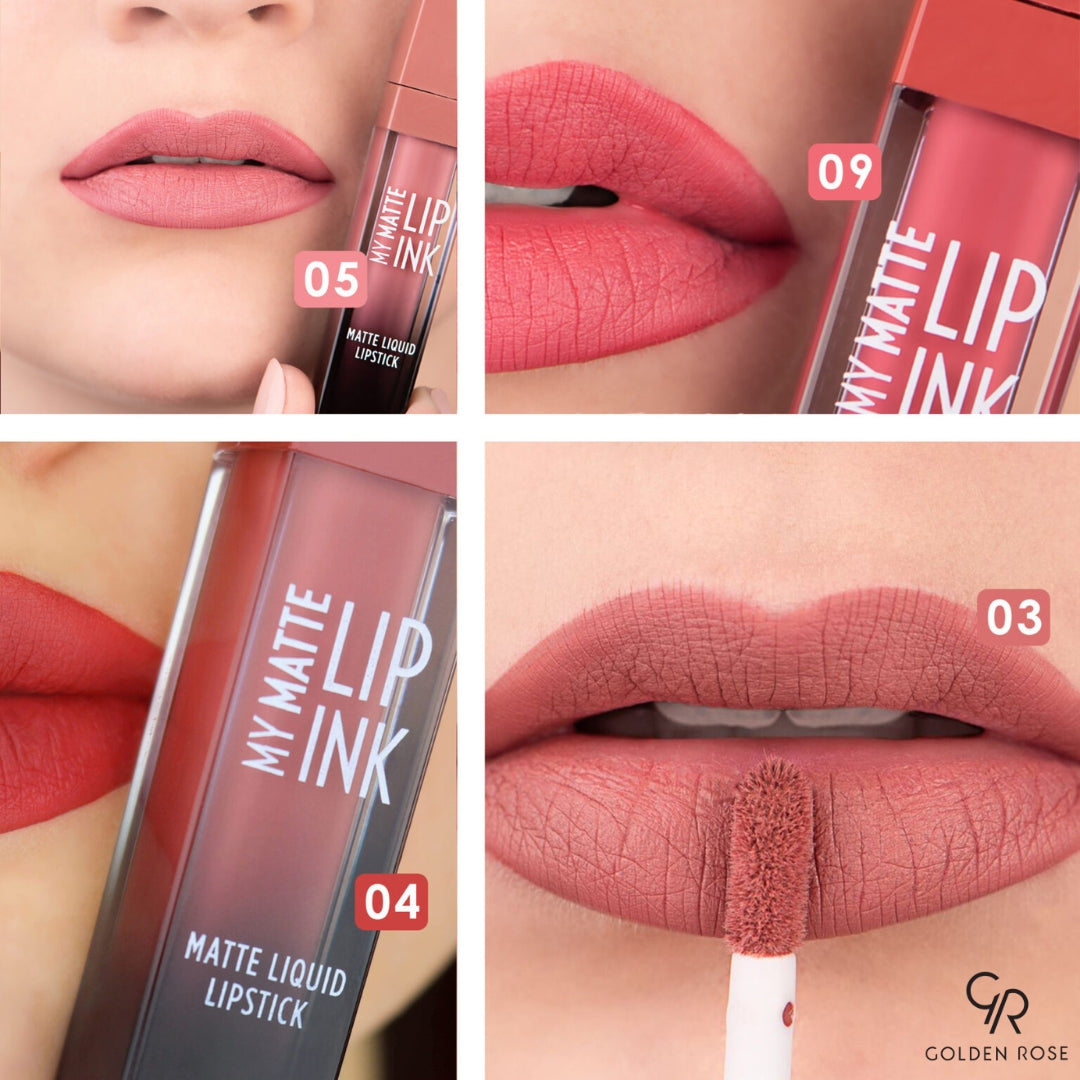 Golden Rose Lip Ink matte lipstick 9 shades Pakistan COD buy online
