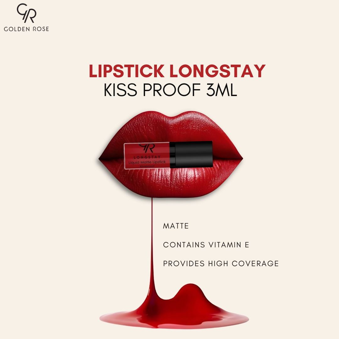 Golden Rose Longstay Kissproof Mini Liquid Lipstick 3ml Pakistan buy online
