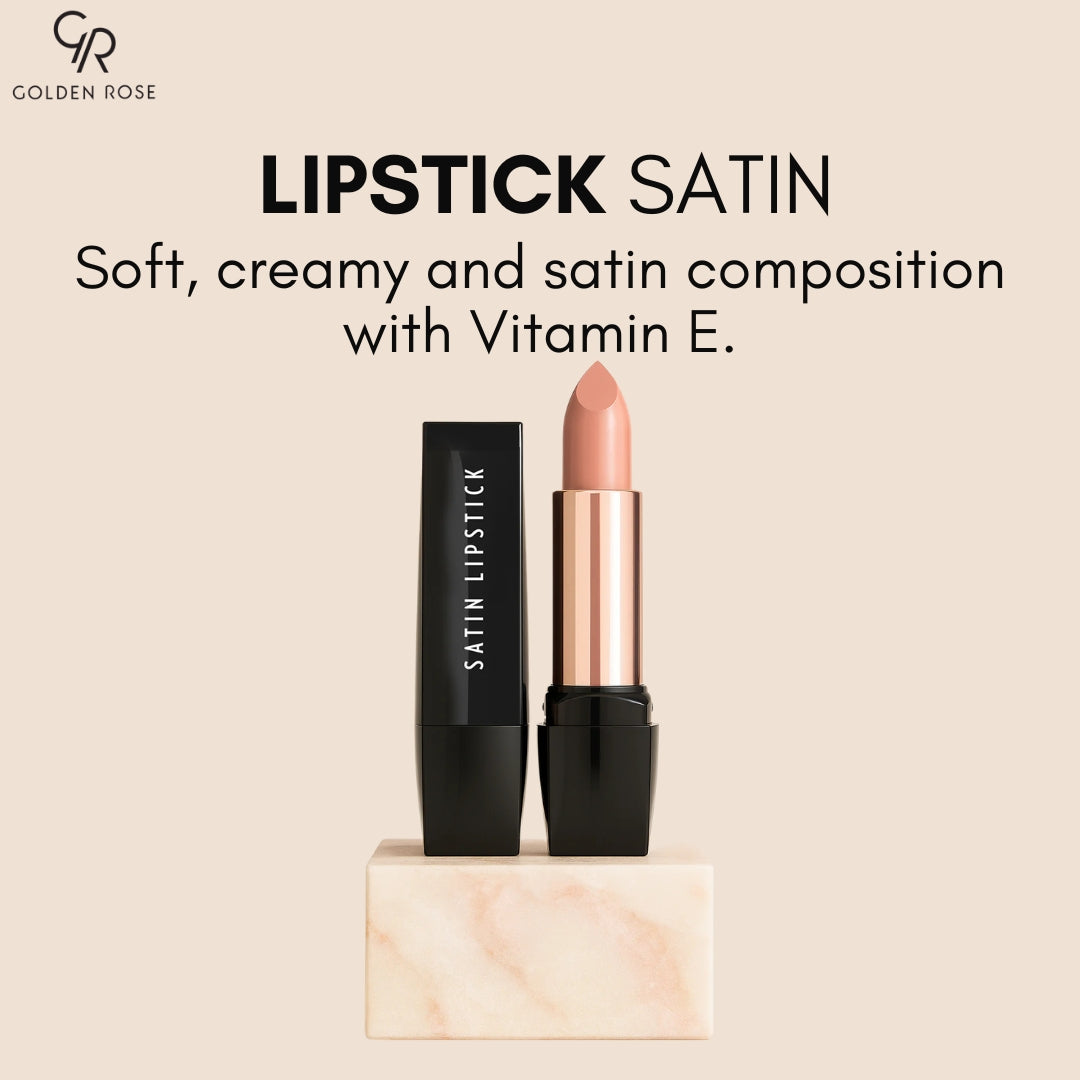 Golden Rose Satin Lipstick creamy smooth Vitamin E 16 shades Pakistan