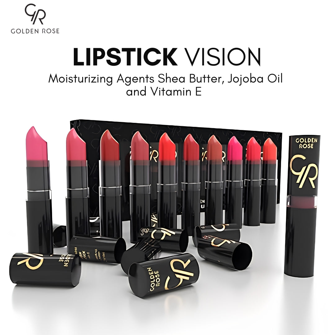 Golden Rose Vision Lipstick creamy 17 shades Pakistan buy online