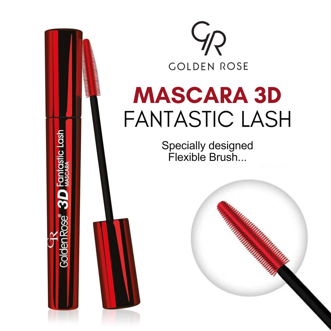 Golden Rose 3D Fantastic Lash Mascara volume length curl Pakistan