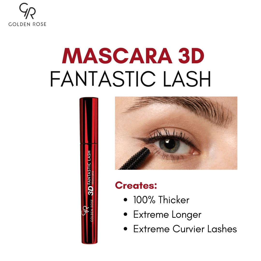 Golden Rose 3D Fantastic mascara flexible rubber brush Pakistan COD