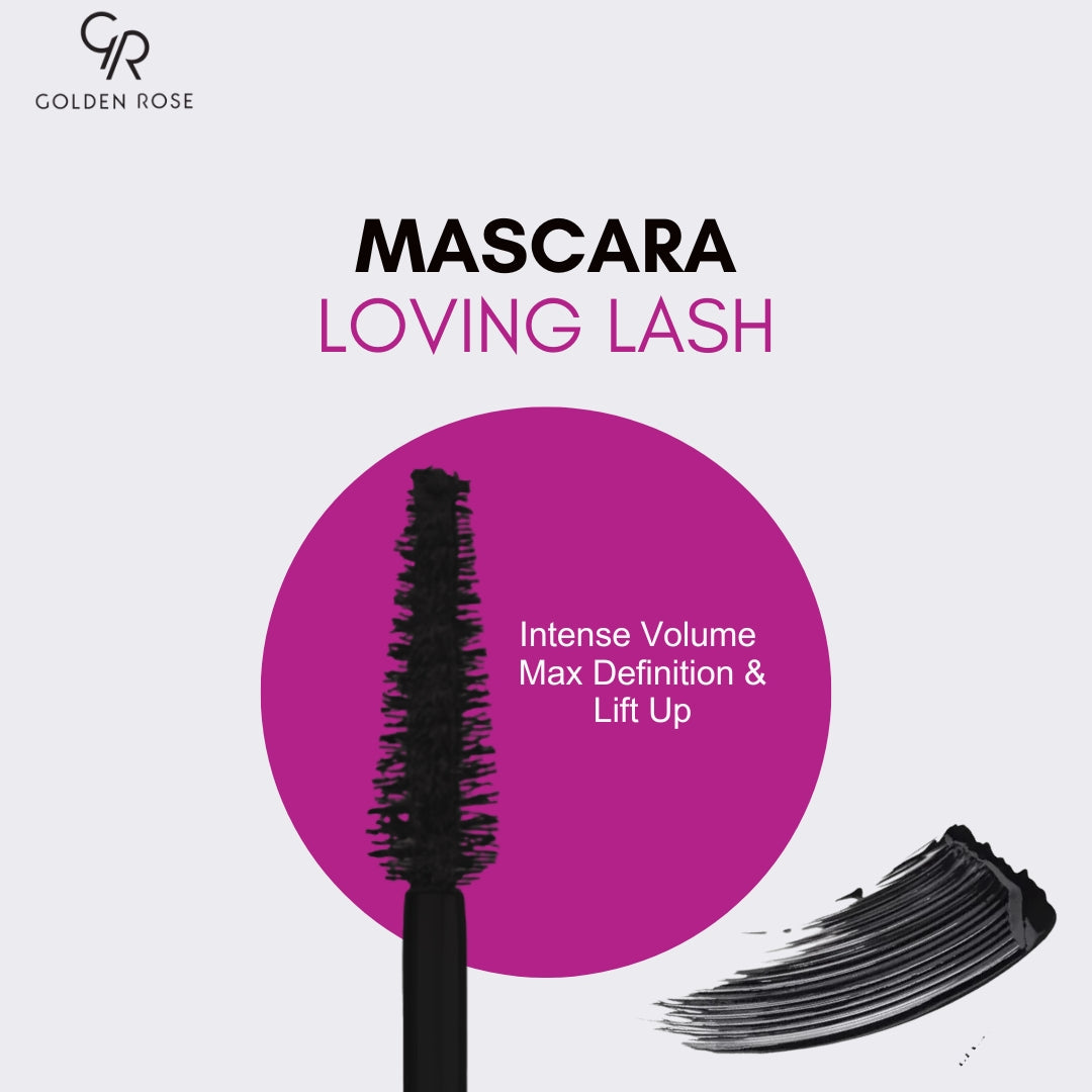 Golden Rose Loving Lash Mascara volume length fiber brush Pakistan