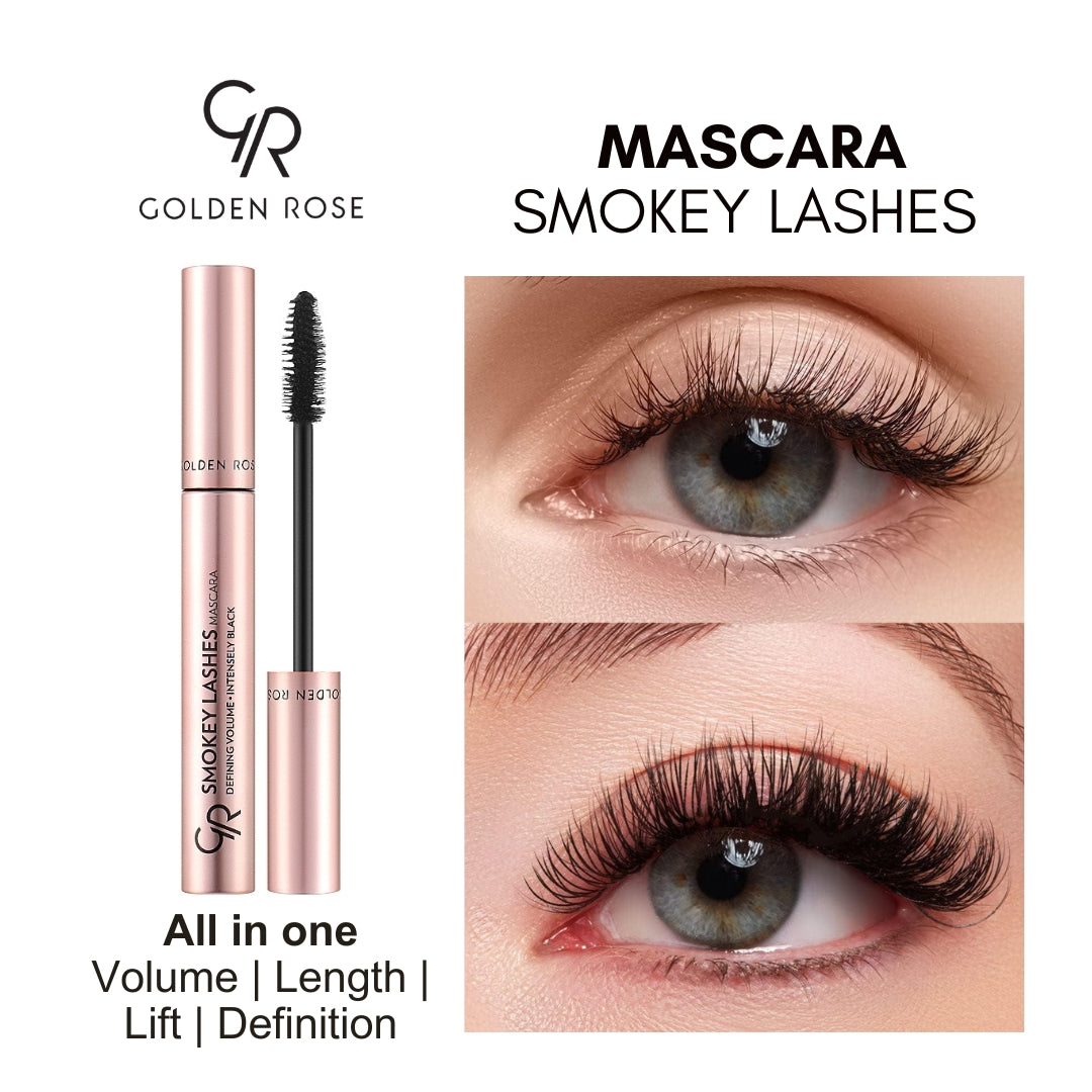 Golden Rose Smokey Lashes Mascara intensely black voluminous Pakistan