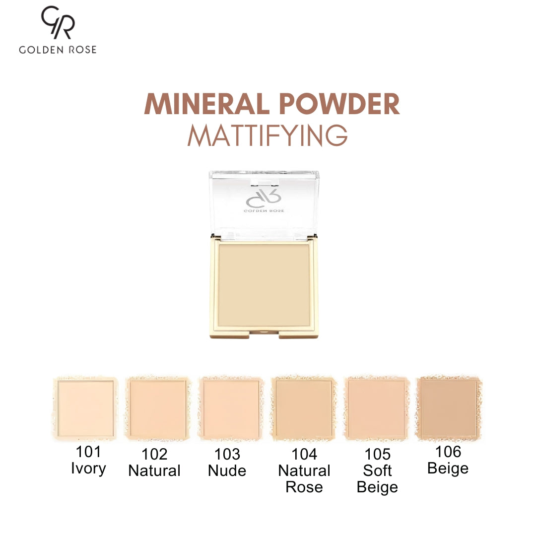 Golden Rose Mineral Mattifying Powder matte finish face Pakistan