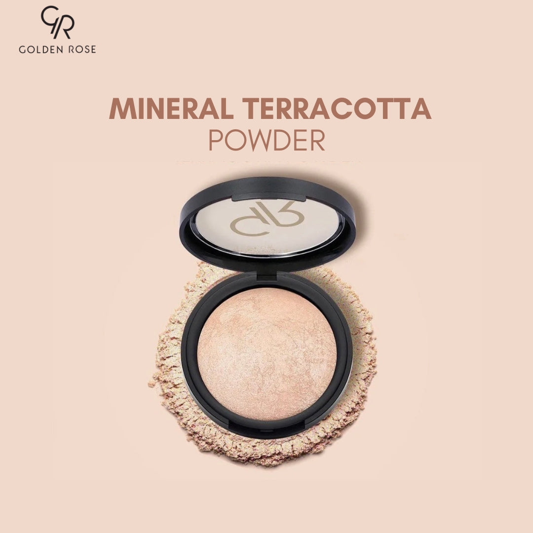 Golden Rose Mineral Terracotta Powder velvety natural finish Pakistan buy online
