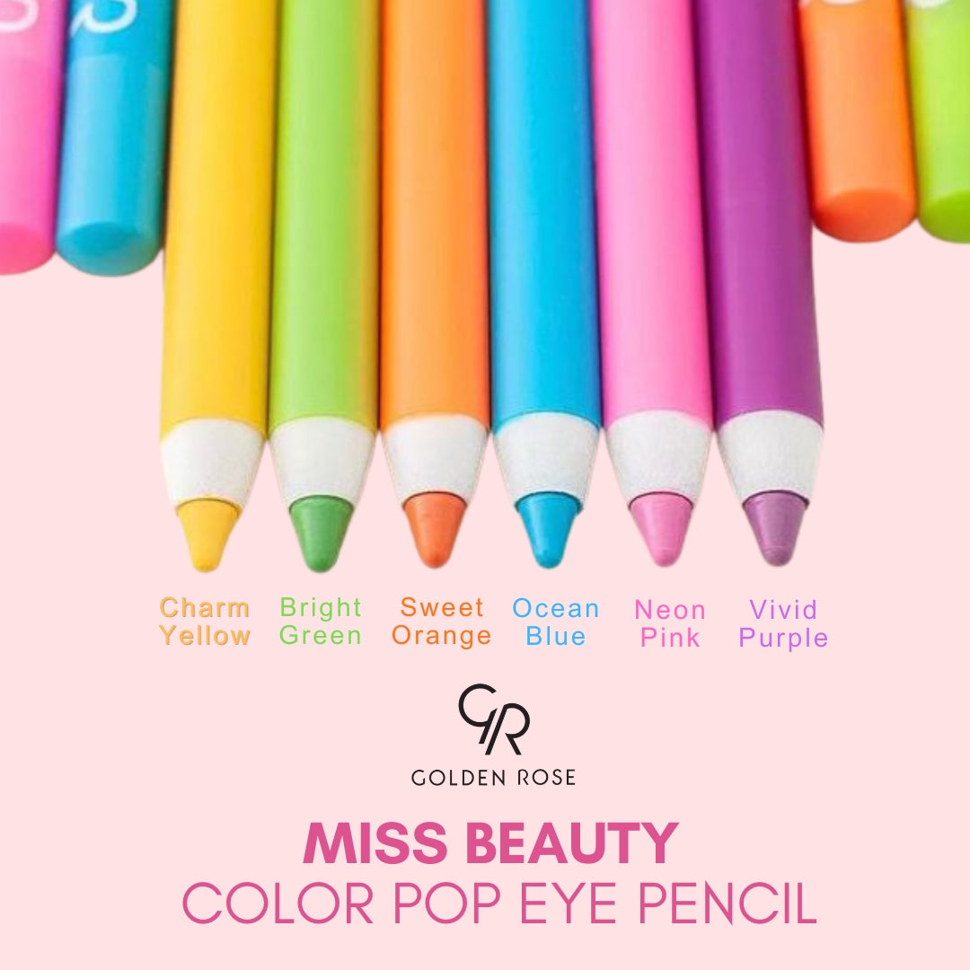 Golden Rose Miss Beauty Color Pop Eye Pencil Pakistan original