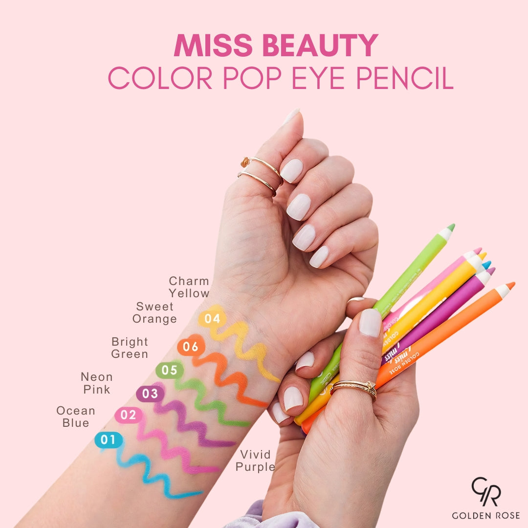 Golden Rose Miss Beauty colorpop eye pencil Pakistan COD buy online