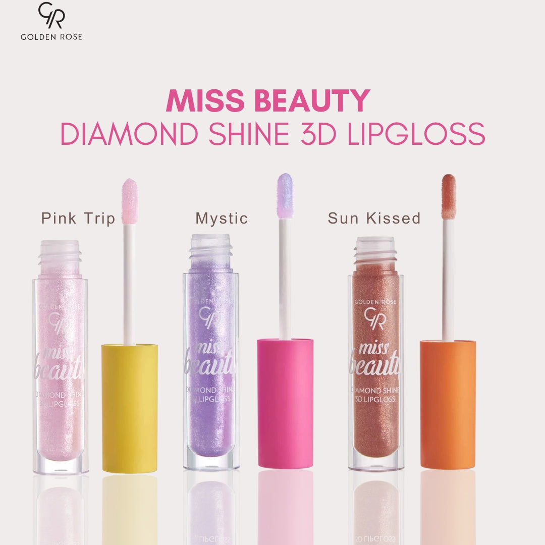 Golden Rose Miss Beauty diamond 3D gloss 3 shades Pakistan COD
