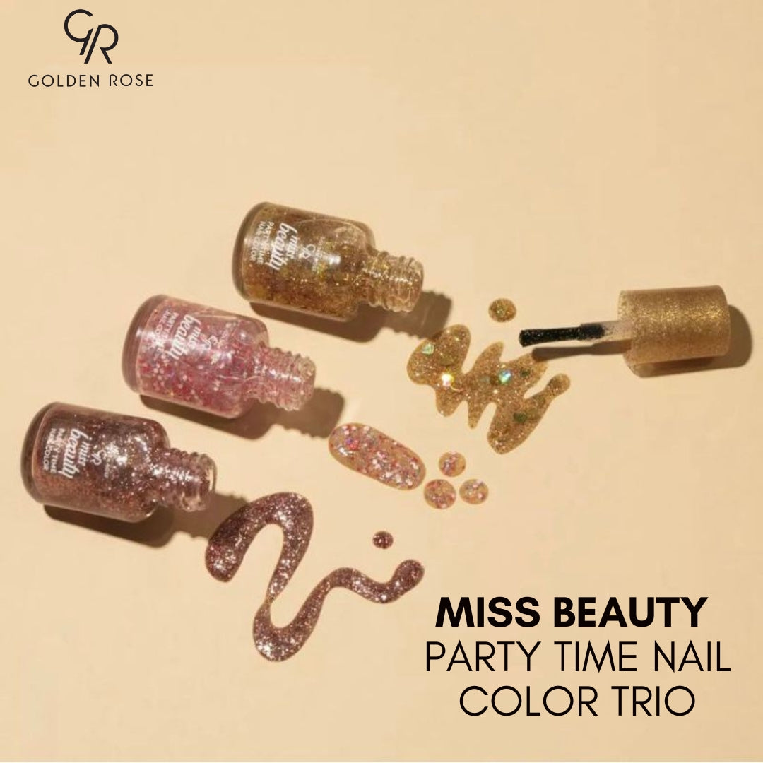 Golden Rose Miss Beauty nail trio neon shades Pakistan COD
