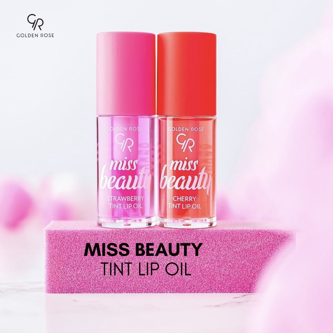 Golden Rose Miss Beauty Tint Lip Oil cherry vegan formula Pakistan
