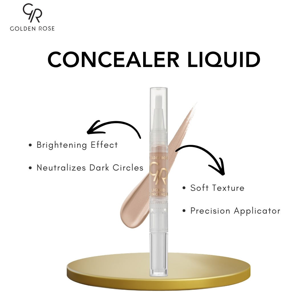 Golden Rose Liquid Concealer 6 shades dark circles blemishes Pakistan buy online