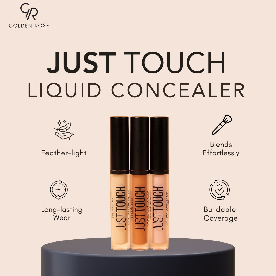 Golden Rose Concealer Liquid Just Touch buildable coverage Pakistan