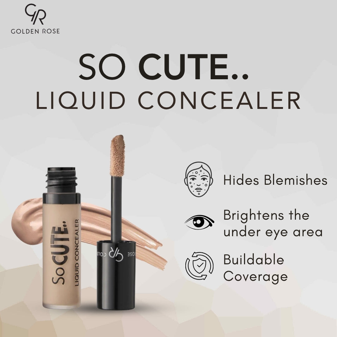 Golden Rose So Cute Liquid Concealer 4 shades bright eye area Pakistan