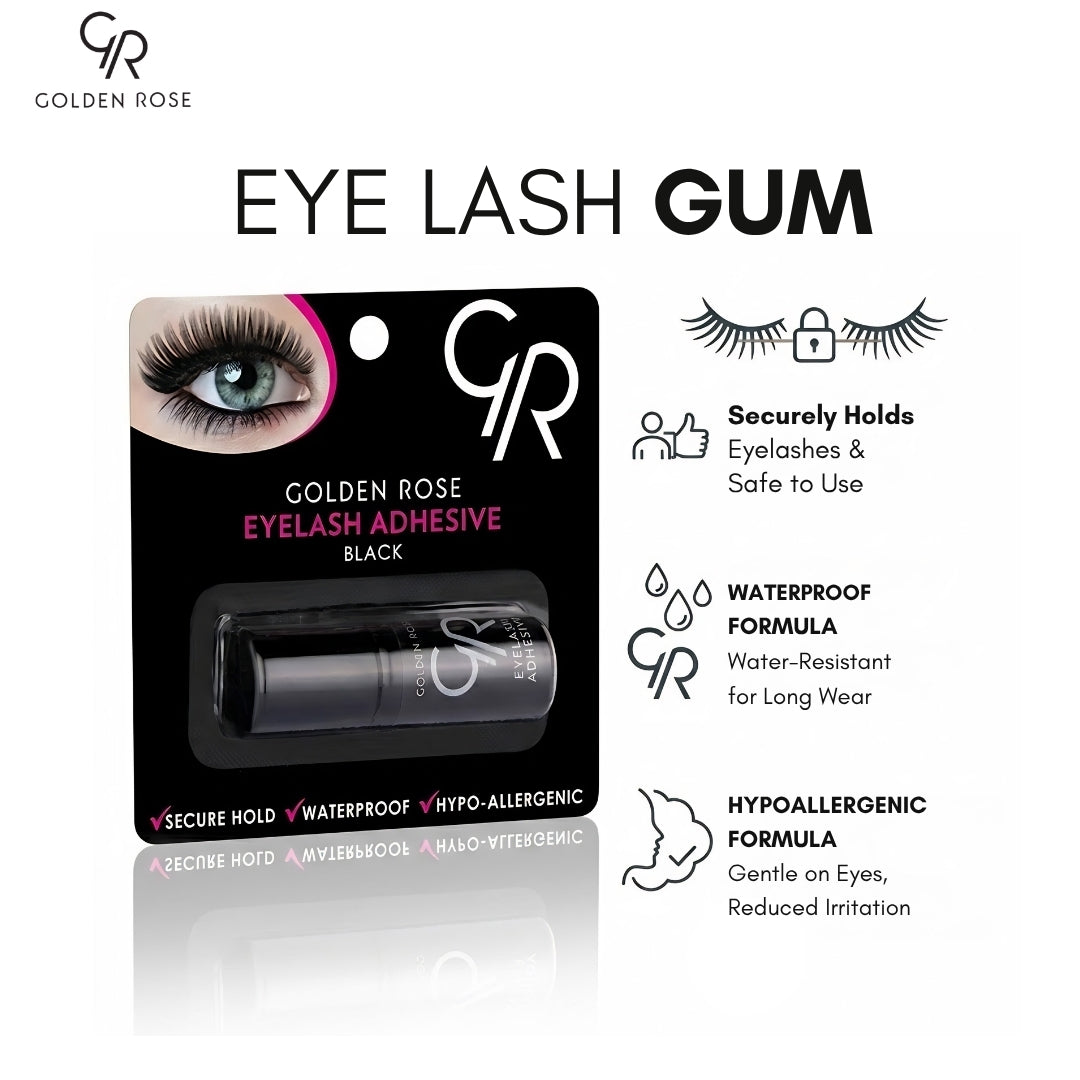 Golden Rose Eye Lash Gum waterproof hypoallergenic adhesive Pakistan buy online
