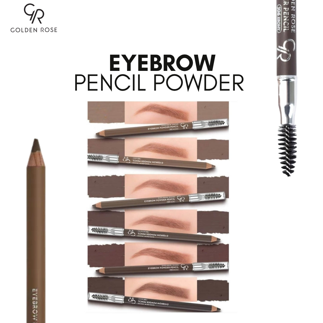 Golden Rose Eyebrow Powder Pencil 5 shades soft powdery Pakistan buy online