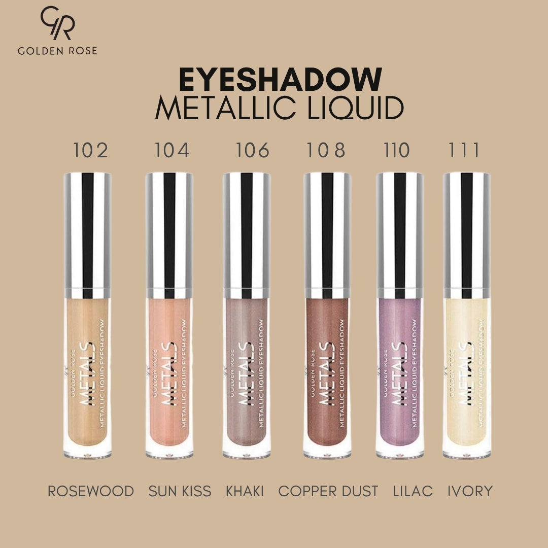 Golden Rose metallic liquid eyeshadow cream formula Pakistan COD