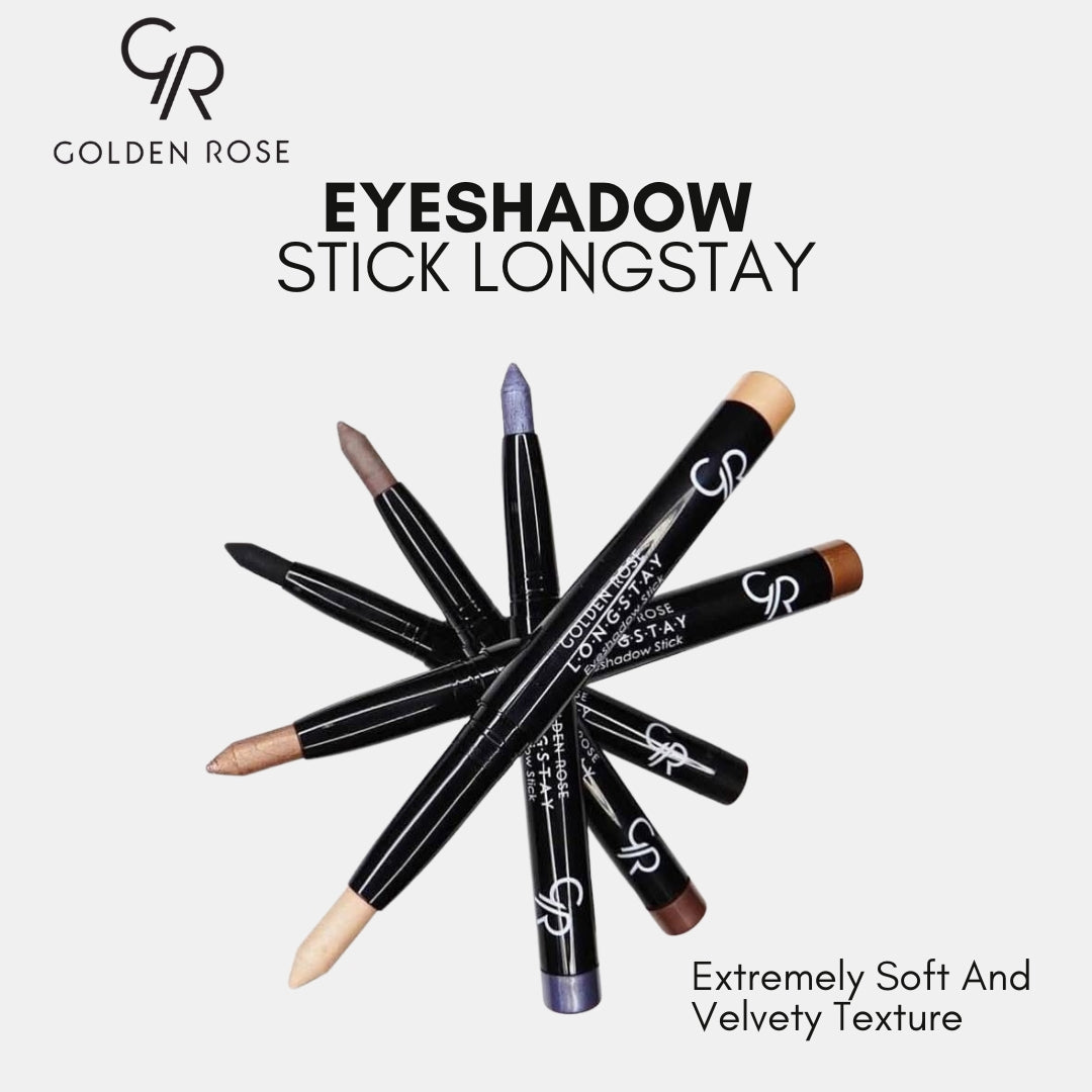 Golden Rose Longstay Eyeshadow Stick creamy retractable 5 shades Pakistan