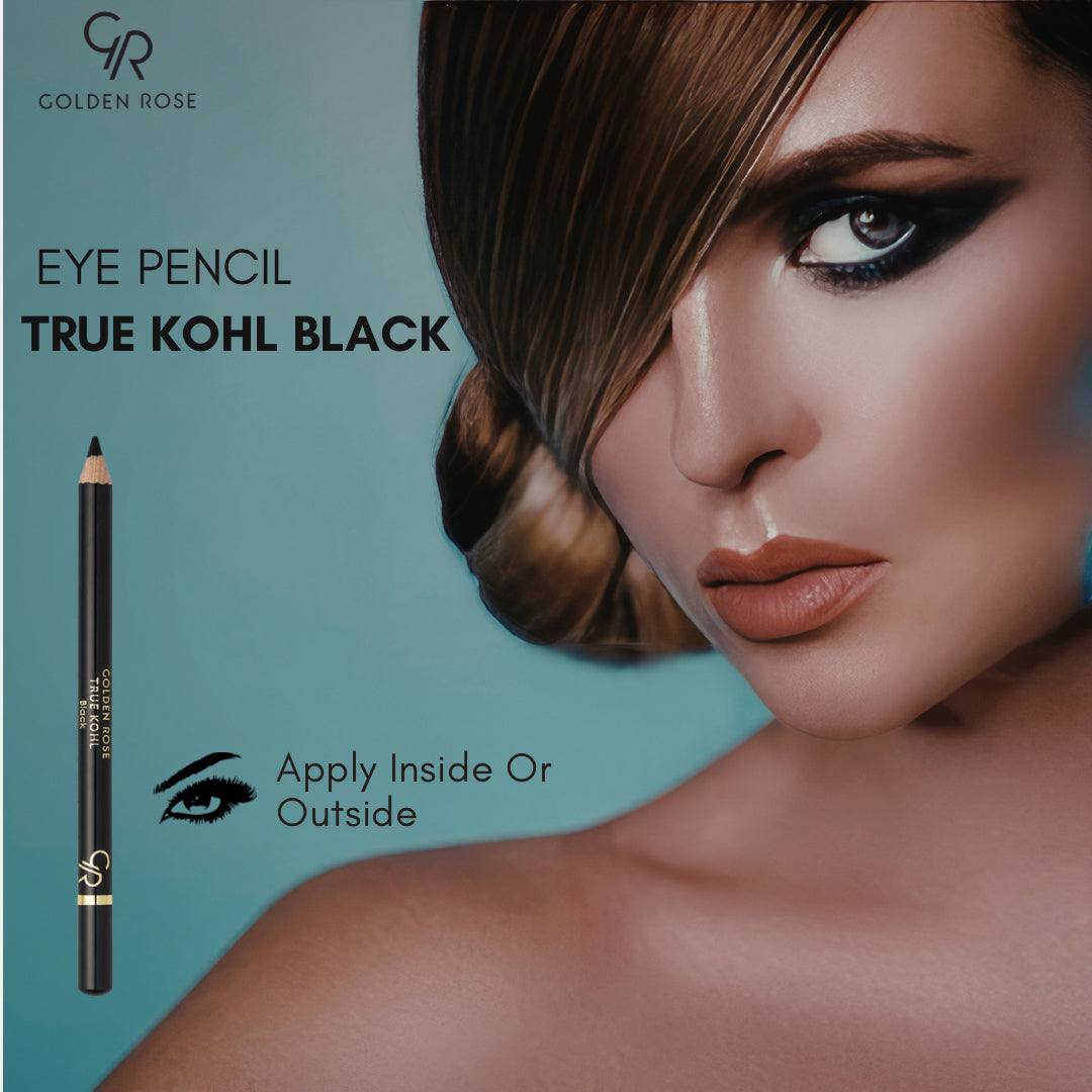 Golden Rose True Kohl Black Eye Pencil deep black Pakistan buy online