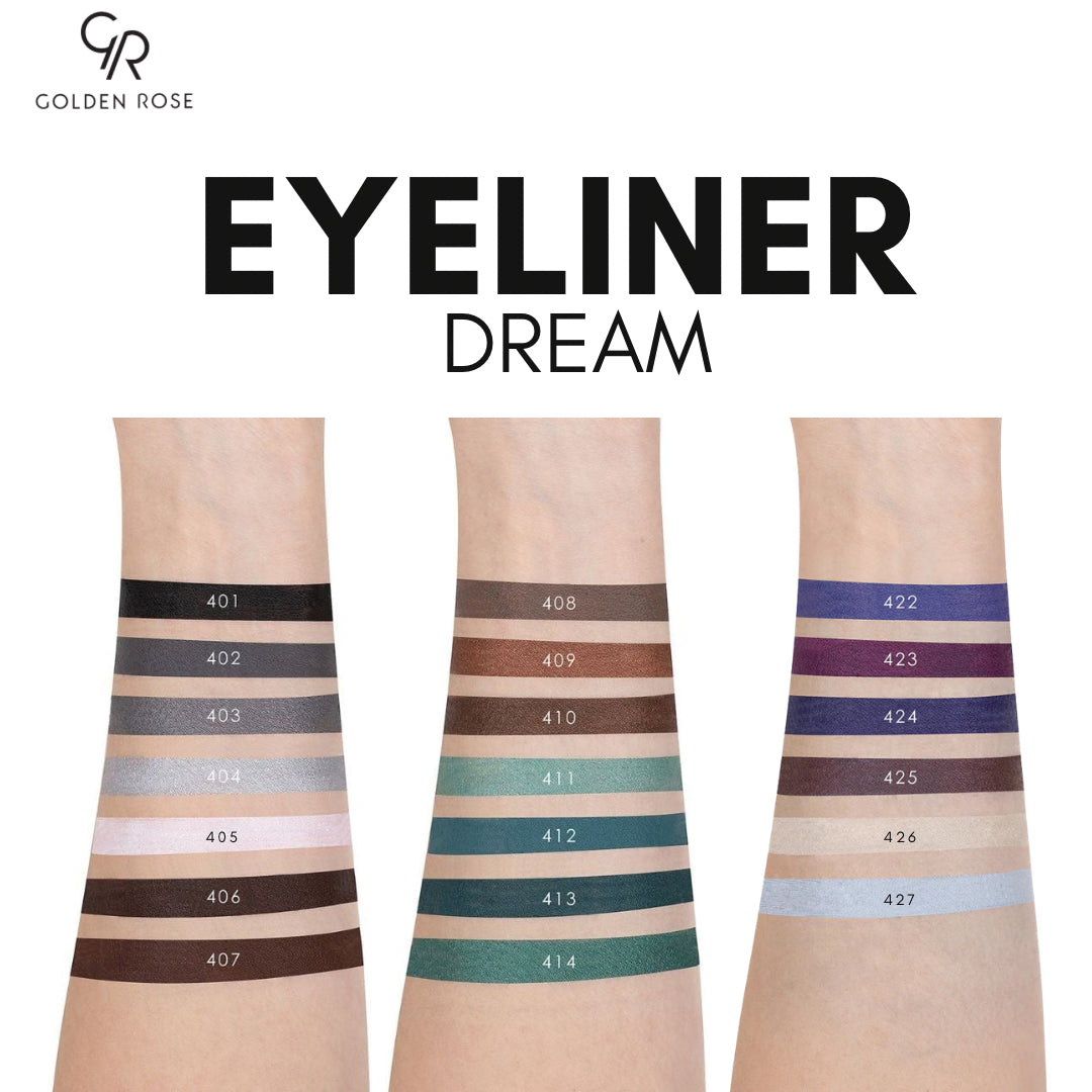 Golden Rose Dream eyeliner black coloured shades Pakistan COD