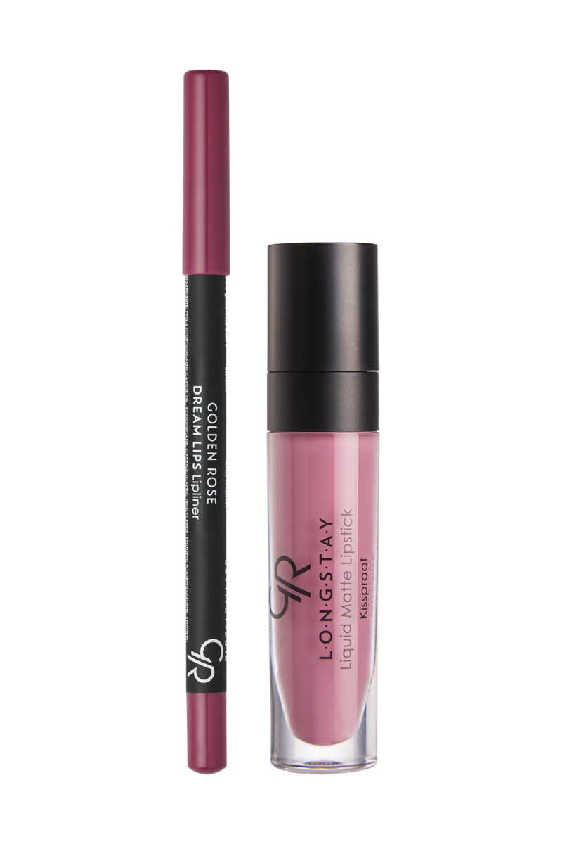 GOLDEN ROSE LIP KIT LONGSTAY