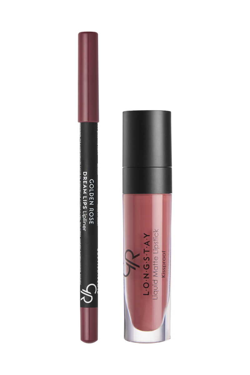 GOLDEN ROSE LIP KIT LONGSTAY