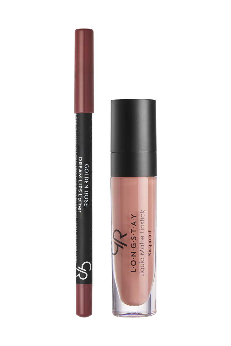 GOLDEN ROSE LIP KIT LONGSTAY